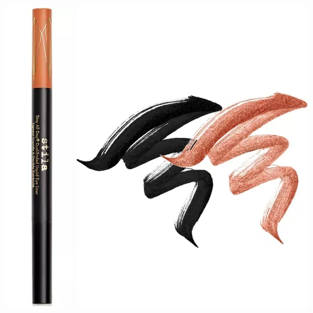 MAI TAI and INTENSE BLACK NIB Stila Stay All Day Dual Ended Liquid Eyeliner